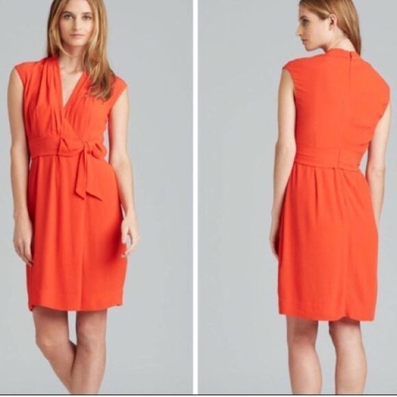 Kate Spade Bow Villa Dress Red Size 4 - Picture 2 of 2